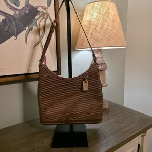 Dooney And Bourke Brown Leather Shoulder Bag EUC